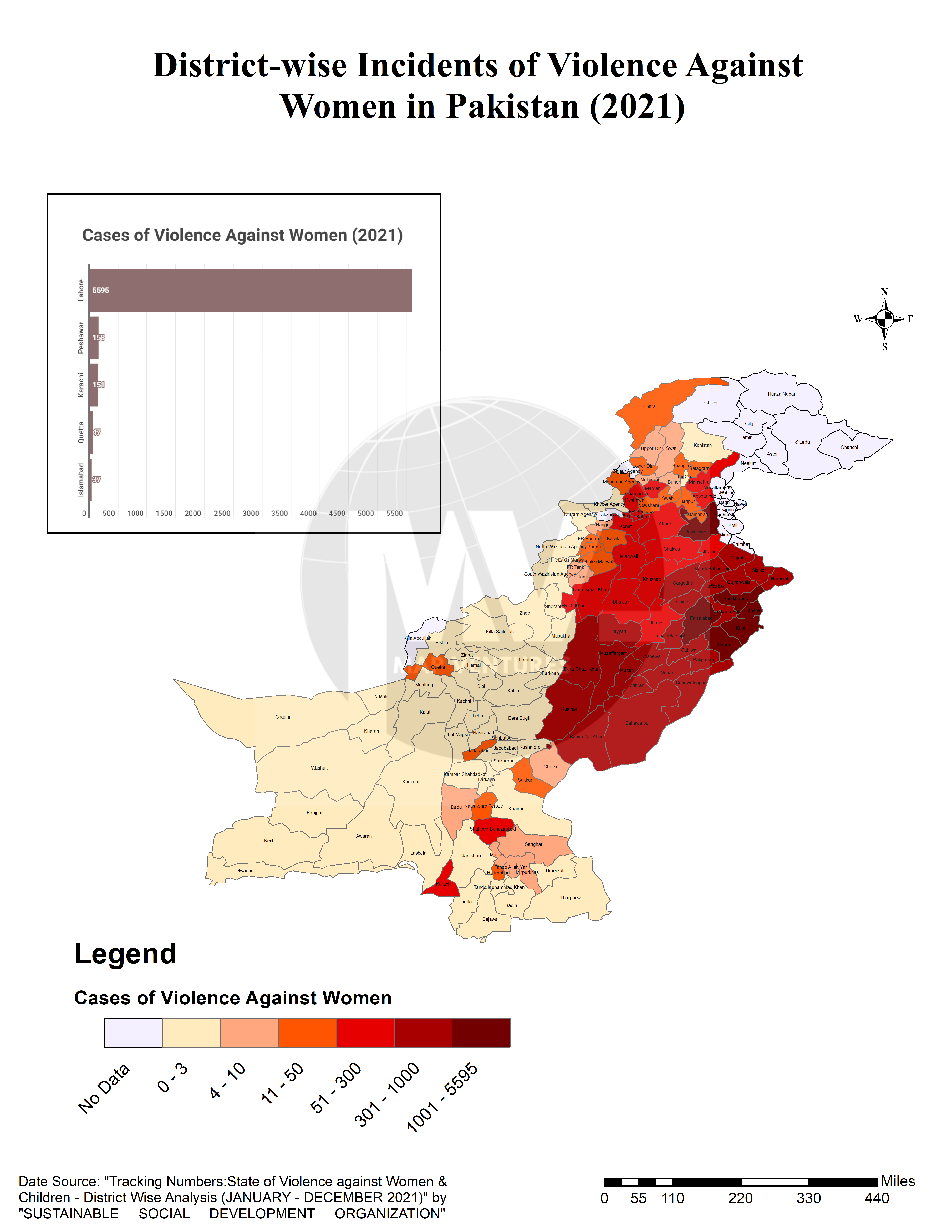 Incidents of Violence Against Women Map